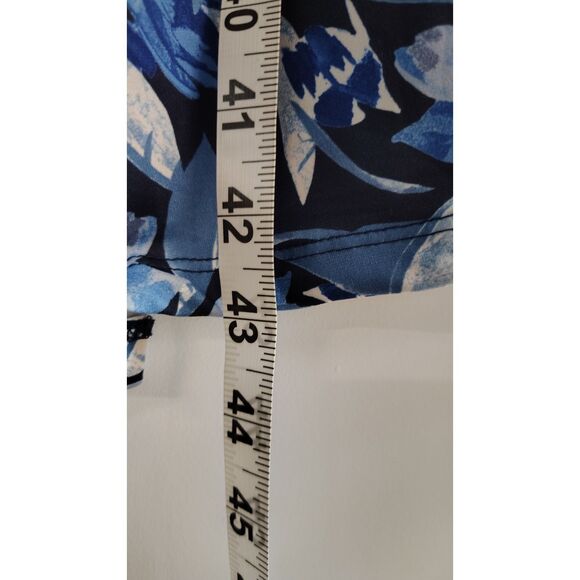 Roaman's Women's Plus Size Blue Ultrasmooth Plus Size‎ V-Neck Swing Dress 14/16 - Picture 7 of 7